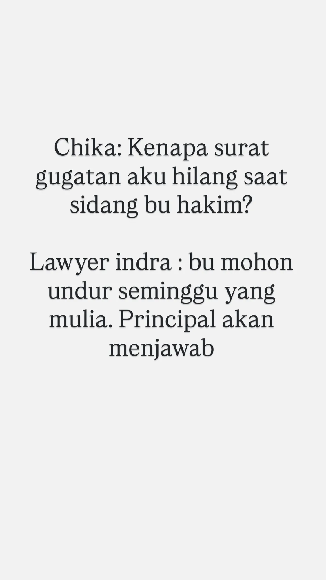 Proses Hukum Berbelit-belit