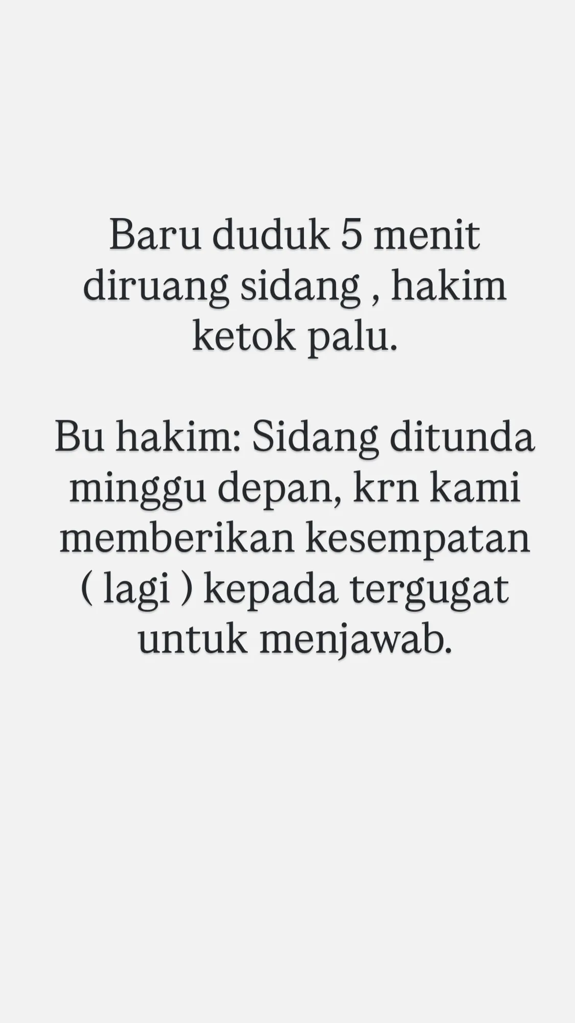 Terasa Dipermainkan