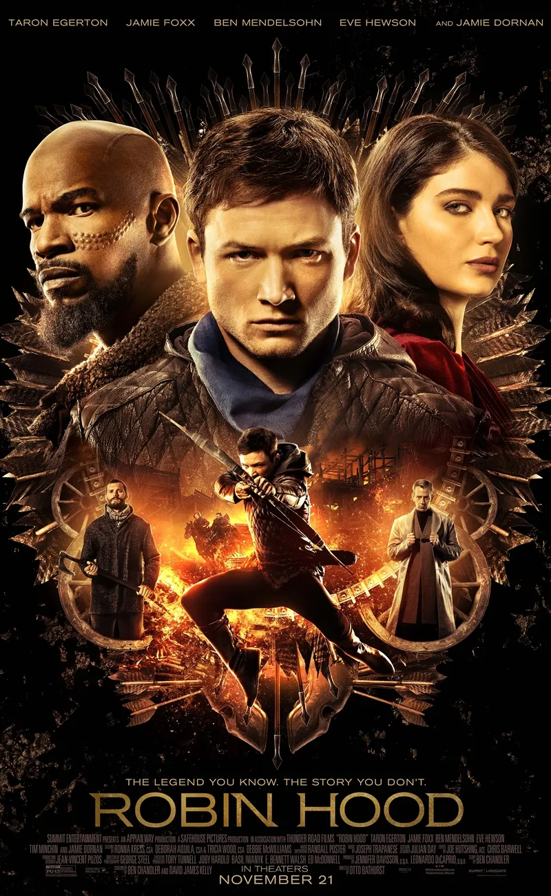 Daftar Pemain Bertabur Bintang dalam ROBIN HOOD (2018)