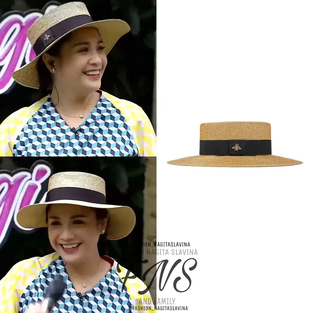 Sultan Andara emang beda deh, topi aja dari brand Gucci. Lame Papier Hat ini seharga Rp 6.300.000, bikin geleng-geleng kepala nggak sih?