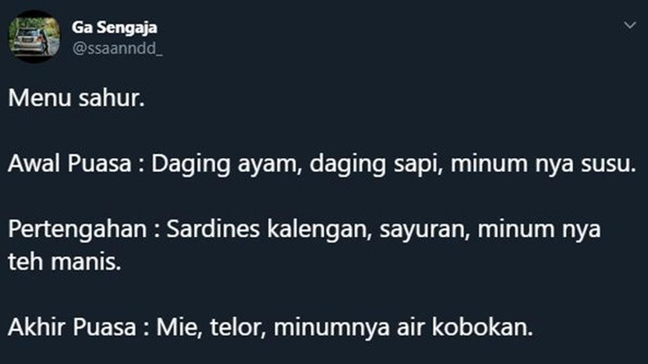 Sambut Ramadan Ini Dia 5 Rekomendasi Menu Sahur Unik Dan Lucu Ala