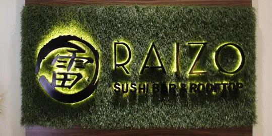 Raizo Sushi Bar & Rooftop, Sensasi Masakan Jepang Wajib Dicoba!