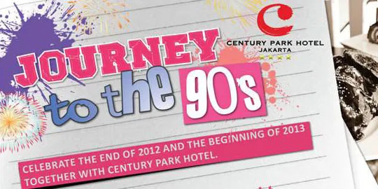 Journey to The 90’s, Celebrate The End of 2012 Together With Century Park Hotel
