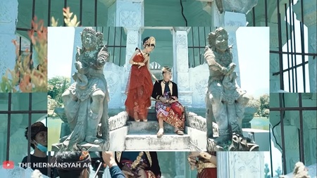 10 Momen Azriel Hermansyah dan Sarah Menzel Jalani Foto Prewedding, Pakai Baju Adat Bali Bak Pasangan Bangsawan