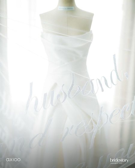 10 Potret Detail Gaun Pengantin Jessica Iskandar, Putih Elegan Dilengkapi Veil Sepanjang 5 Meter Bertuliskan Janji Suci