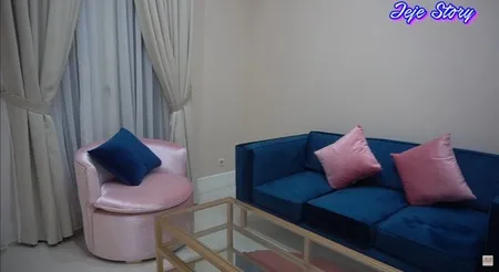 10 Potret Detail Rumah Baru Jeje Pacar Abash, Punya Ruang Tengah yang Lebar Banget