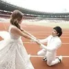 10 Potret Preweding Atta Halilintar dan Aurel Hermansyah di GBK, Pakai Gaun Seberat 10 Kilogram