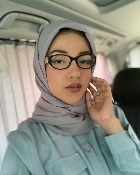 10 Potret Tsania Marwa Dalam Balutan Hijab, Cantik Memesona Bak Wanita Timur Tengah
