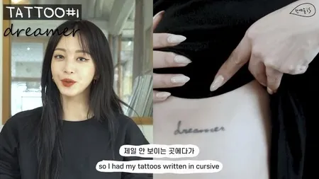 12 Tato Han Ye Seul, Inisial Mantan Pacar dan Ada yang di Bawah Belahan Dada