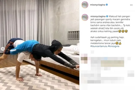 15 Pasangan Seleb yang Hobi Olahraga dan Jalani Hidup Sehat Bareng, Abs Nana Mirdad dan Andrew White Bikin Iri!