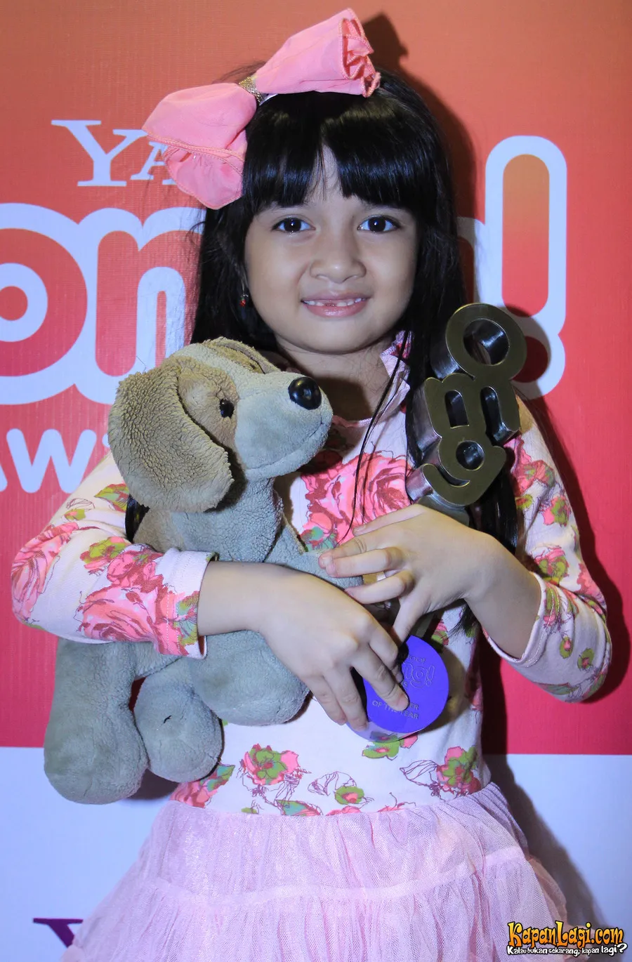 Afiqah dengan senyum polos khas anak kecil