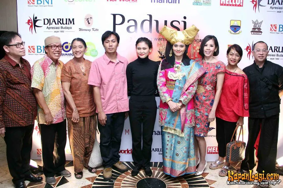 Jajang C Noer menghadiri preskon Legenda Drama Tari Padusi Ranah Minang