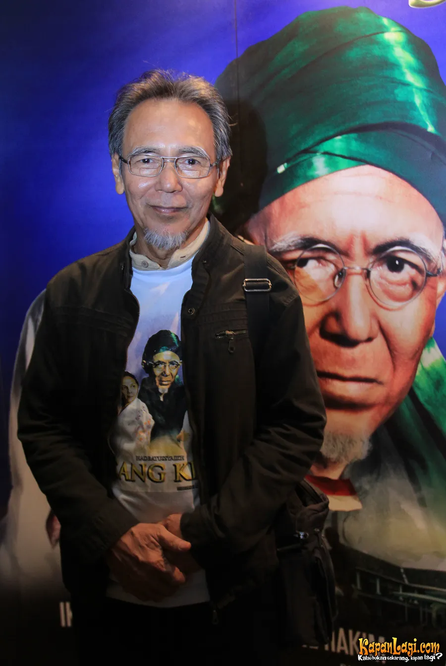 Ikranegara saat hadir di preskon film 'SANG KIAI'