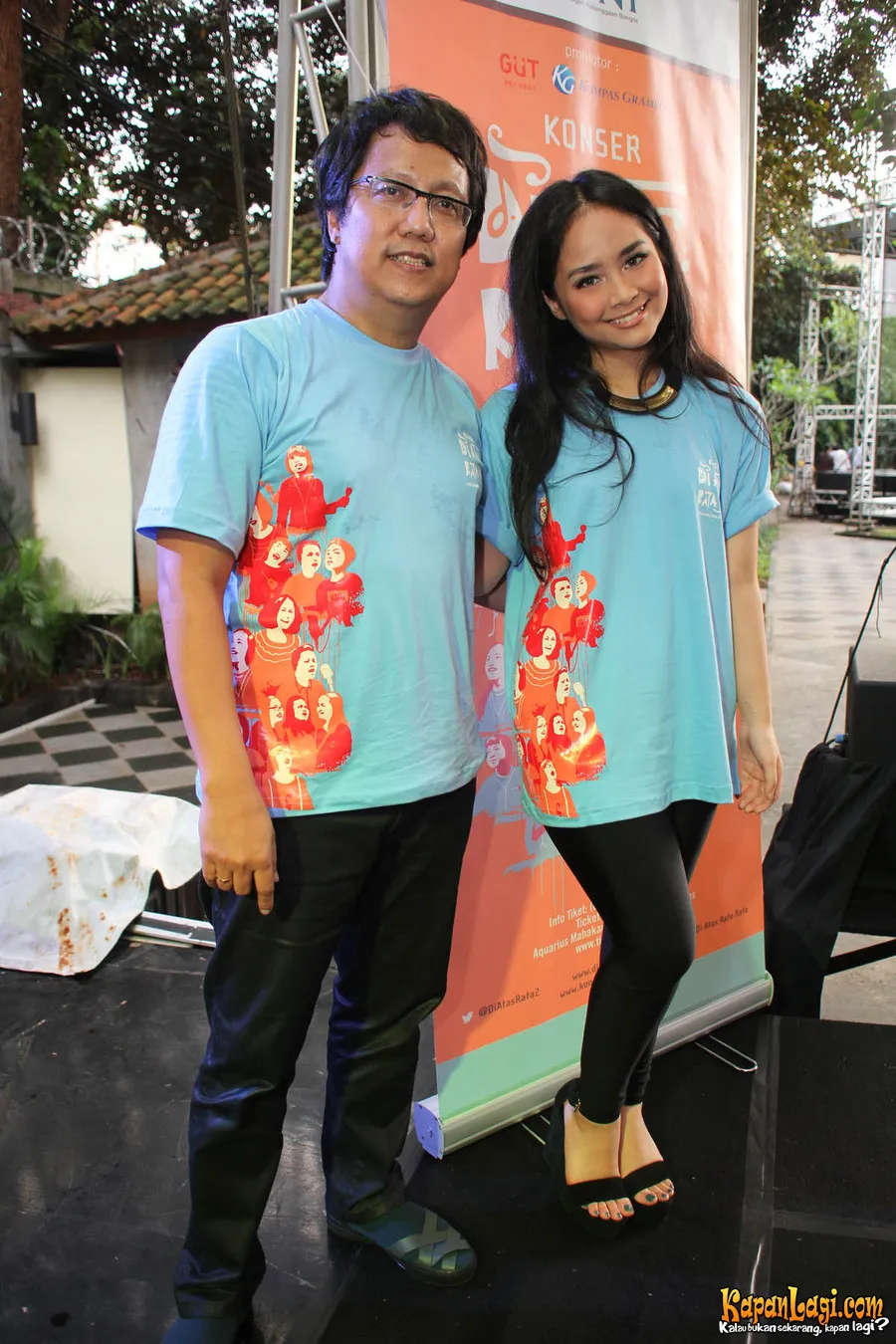 Erwin & Gita Gutawa selaku promotor konser Di Atas Rata Rata