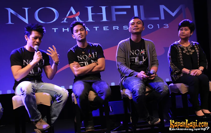 Suasana preskon film NOAH