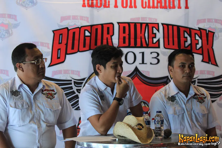 Pasha di acara Bogor Bike Week. RIDE FOR CHARITY