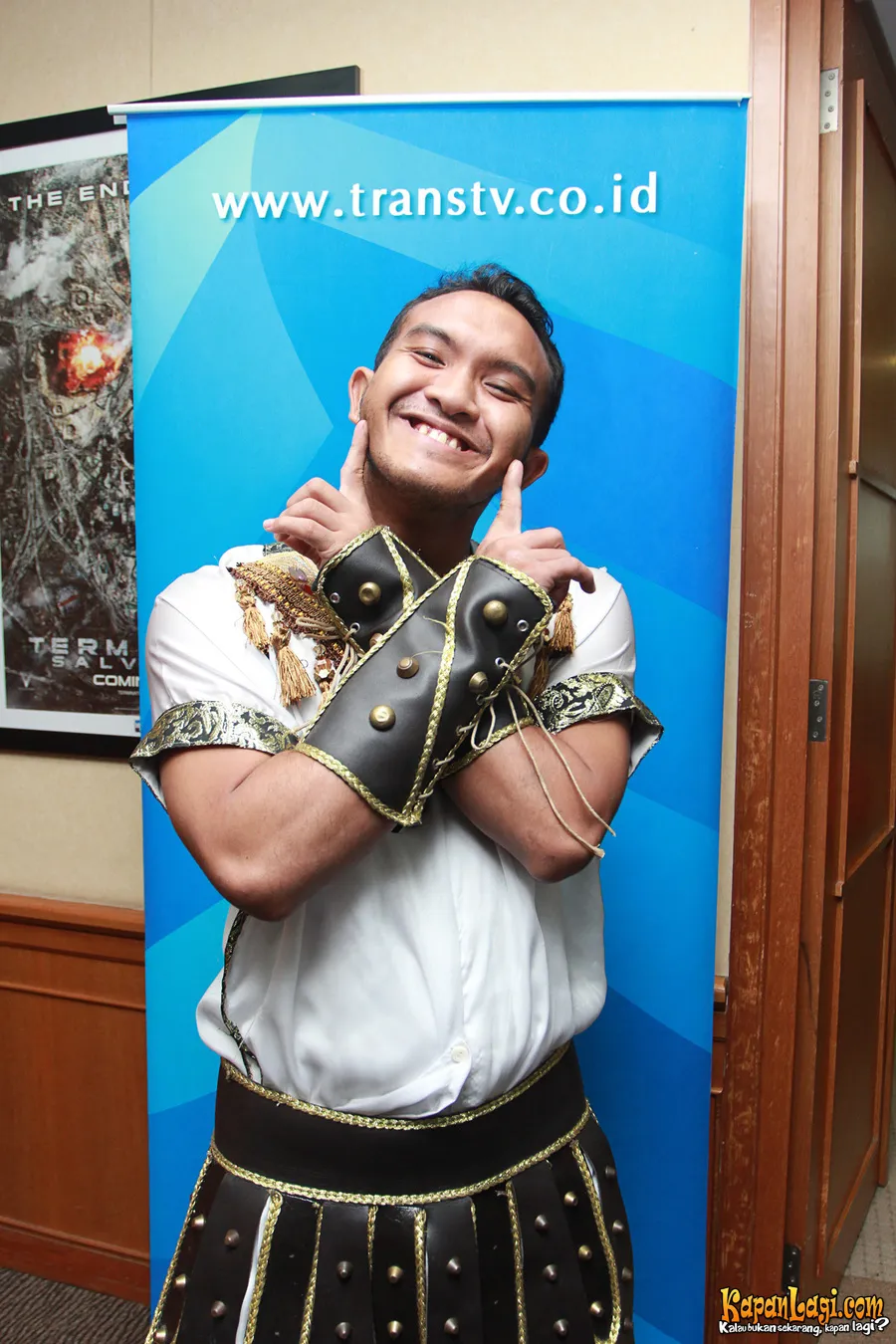 Caisar, tetap seru dan kocak! Foto: Agus A.