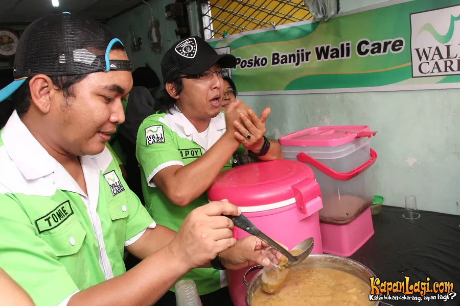 Wali Band di Posko Wali Care Foto: Kapanlagi.com/Muhammad Rasyad
