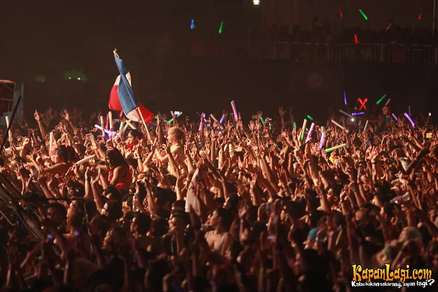 Suasana penonton ASOT 650 Foto: KapanLagi.com®/Agus Apriyanto