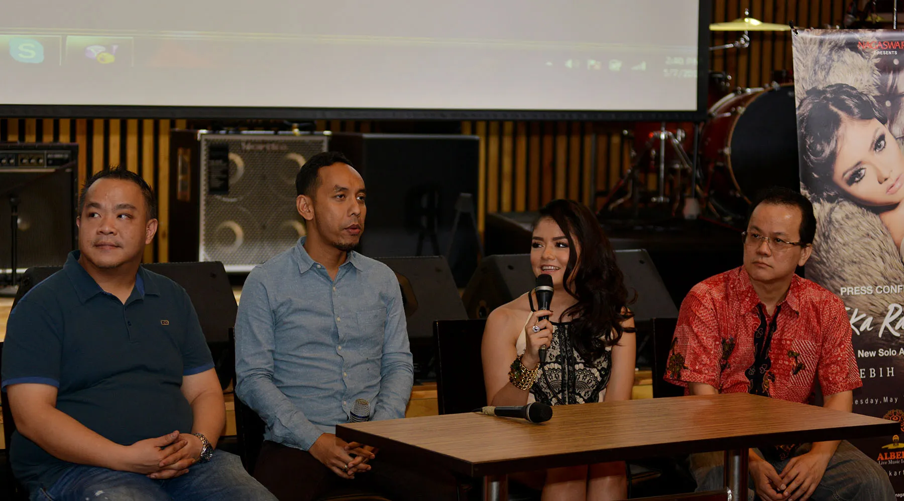 Teman duet baru, Pongky Barata dan Tika ©KapanLagi.com