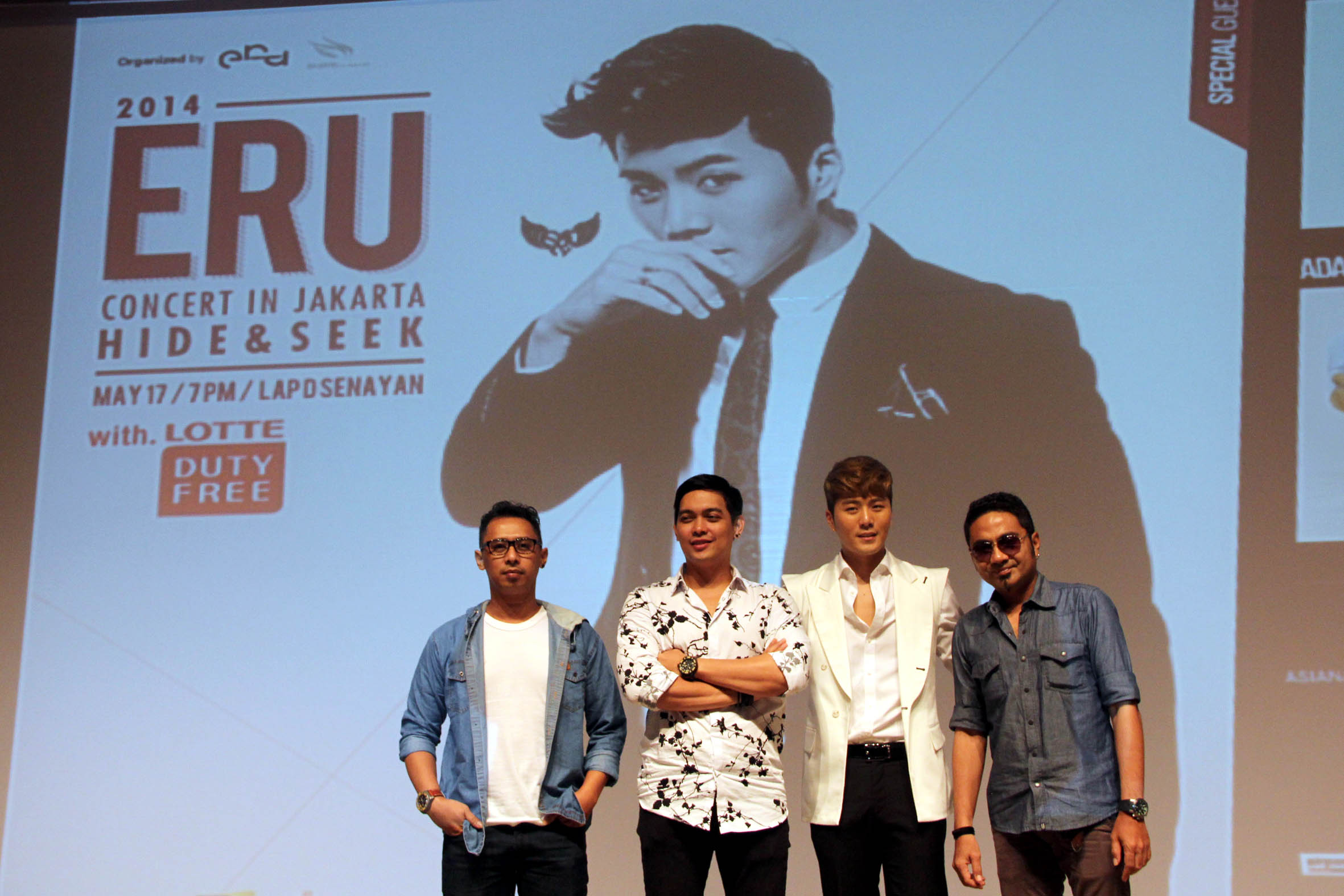 Eru dan ADA band, keren mana? ©KapanLagi.com/Muhammad Rasyad