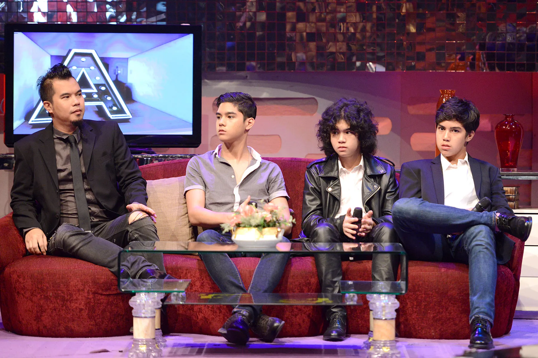 Ahmad Dhani dan ketiga jagoannya ©KapanLagi,com/Bambang E Ros