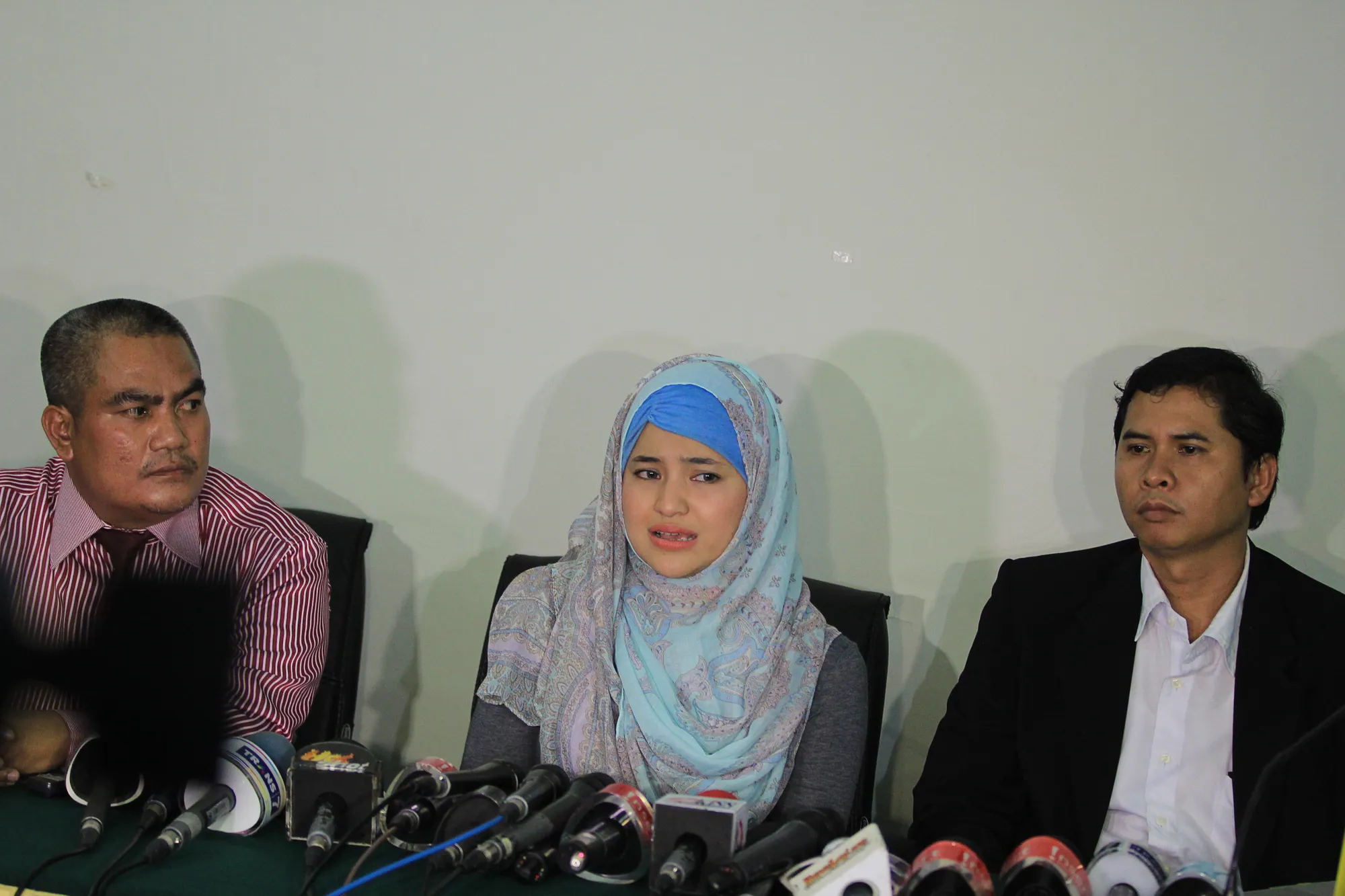 Marshanda saat didampingi Afdal Zikri ©KapanLagi.com