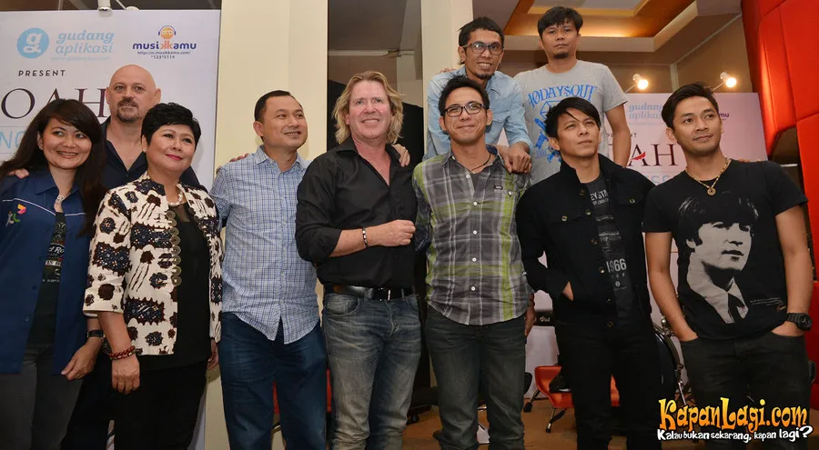 NOAH, Steve Lillywhite dan Musica @foto: KapanLagi.com®/Akrom