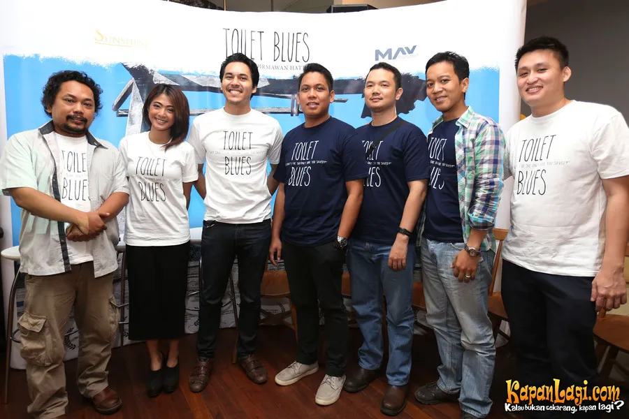 Sutradara dan para pemain TOILET BLUES (KapanLagi.com/Agus Aprianto)