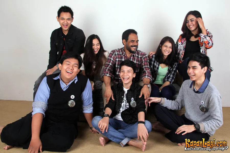 Serunya kebersamaan para pendukung film ini @ KapanLagi.com®/Muhammad Rasyad