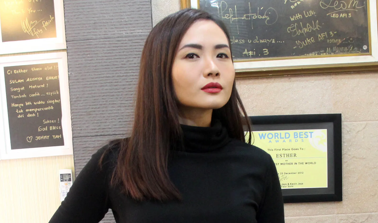 Alena akhirnya bisa jadi guru. @KapanLagi.com®/Hendra Gunawan