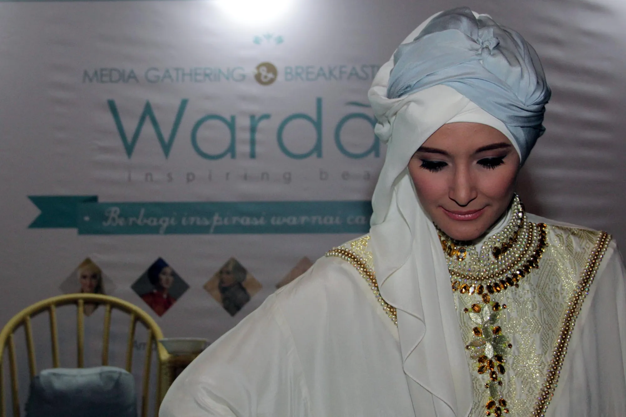 Inneke Koesherawati dengan make up natural. Cantik kan? @ KapanLagi.com®/Rasyad