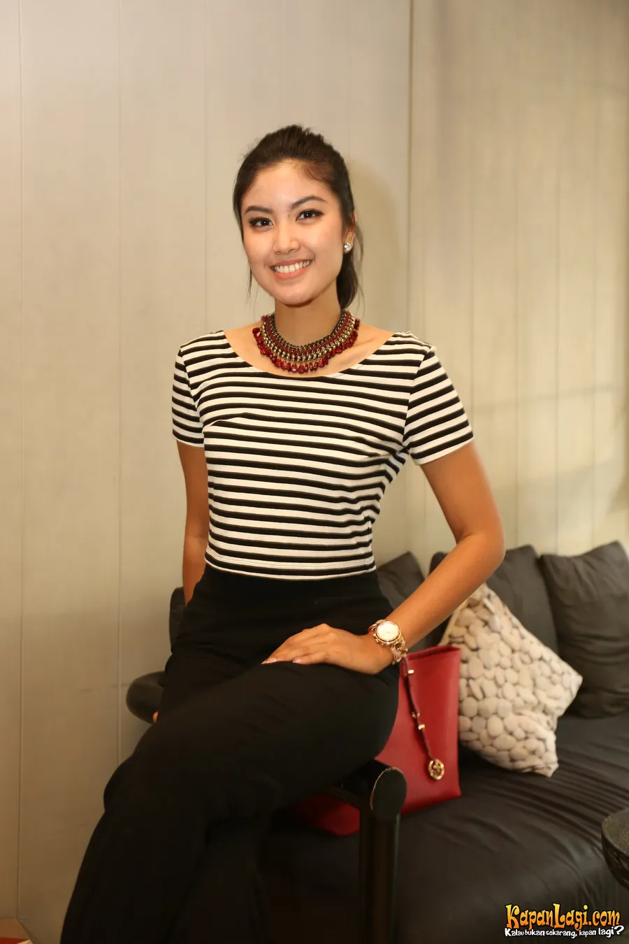 Zivanna Letisha yang turut mendukung gerakan anti bullying. ©KapanLagi.com/Budy Santoso