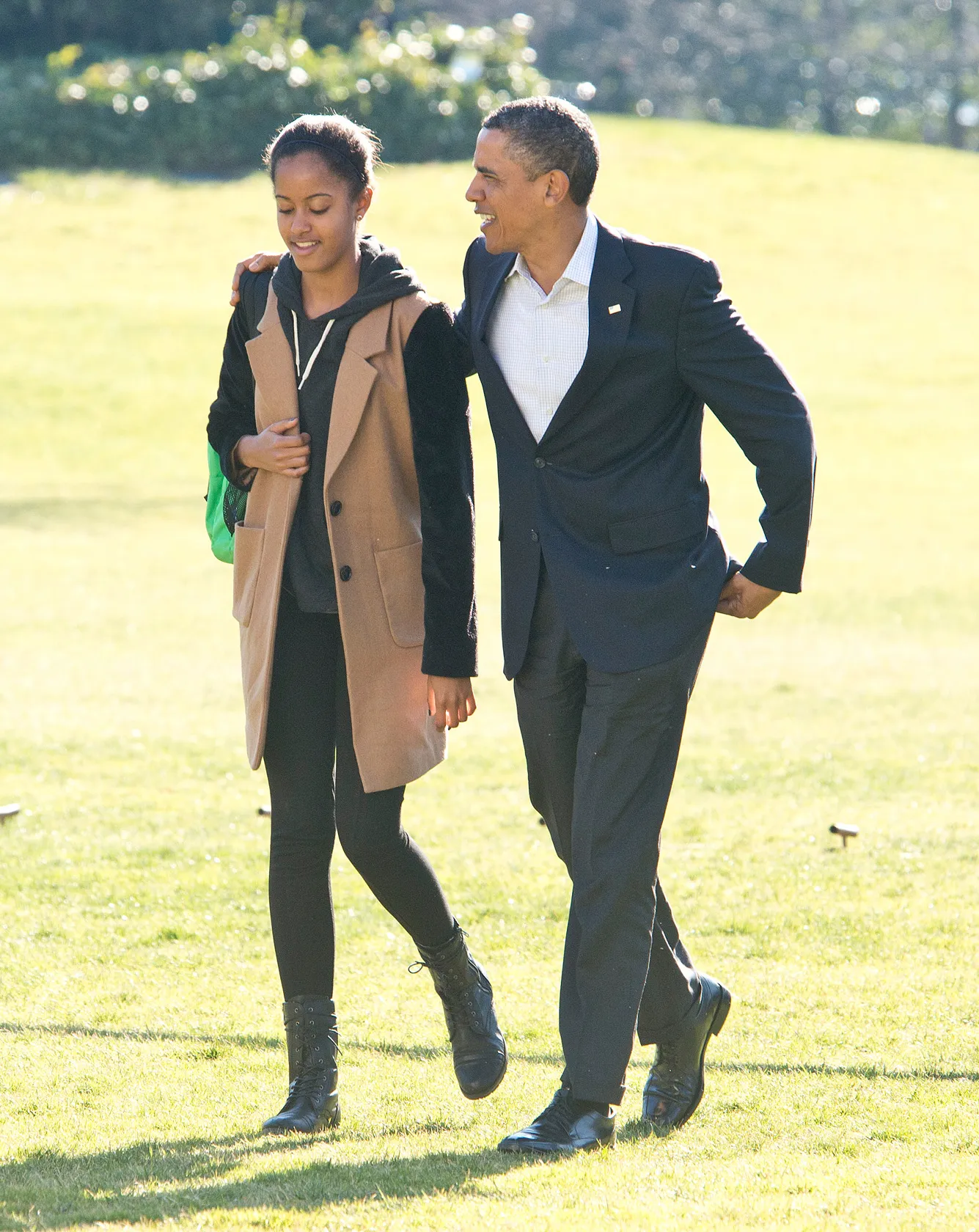 Malia - Barack Obama @foto: Splashnews.com®