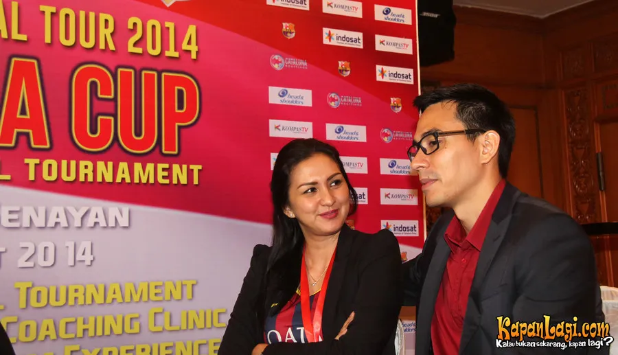 Donna Agnesia dan Darius Sinathrya Foto: KapanLagi.com