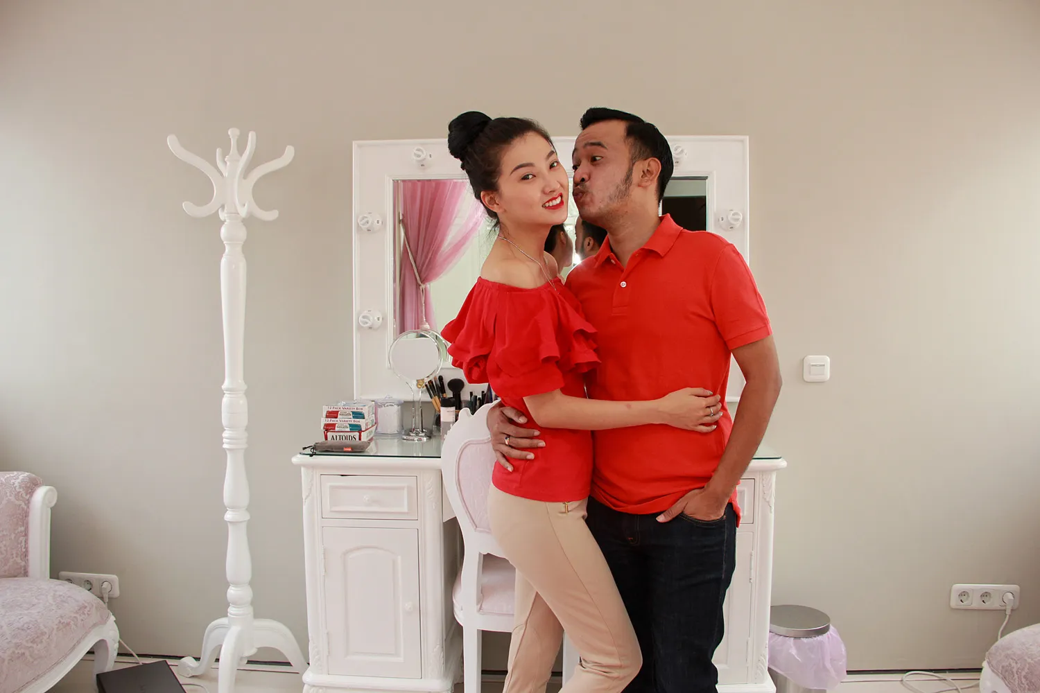 Wenda hamil, Ruben Onsu yang ngidam. @KapanLagi.com®/Agus Apriyanto