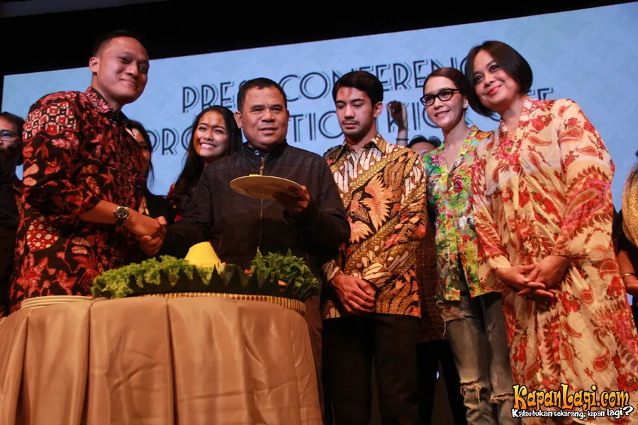 Acara syukuran awal pembuatan film TJOKROAMINOTO.