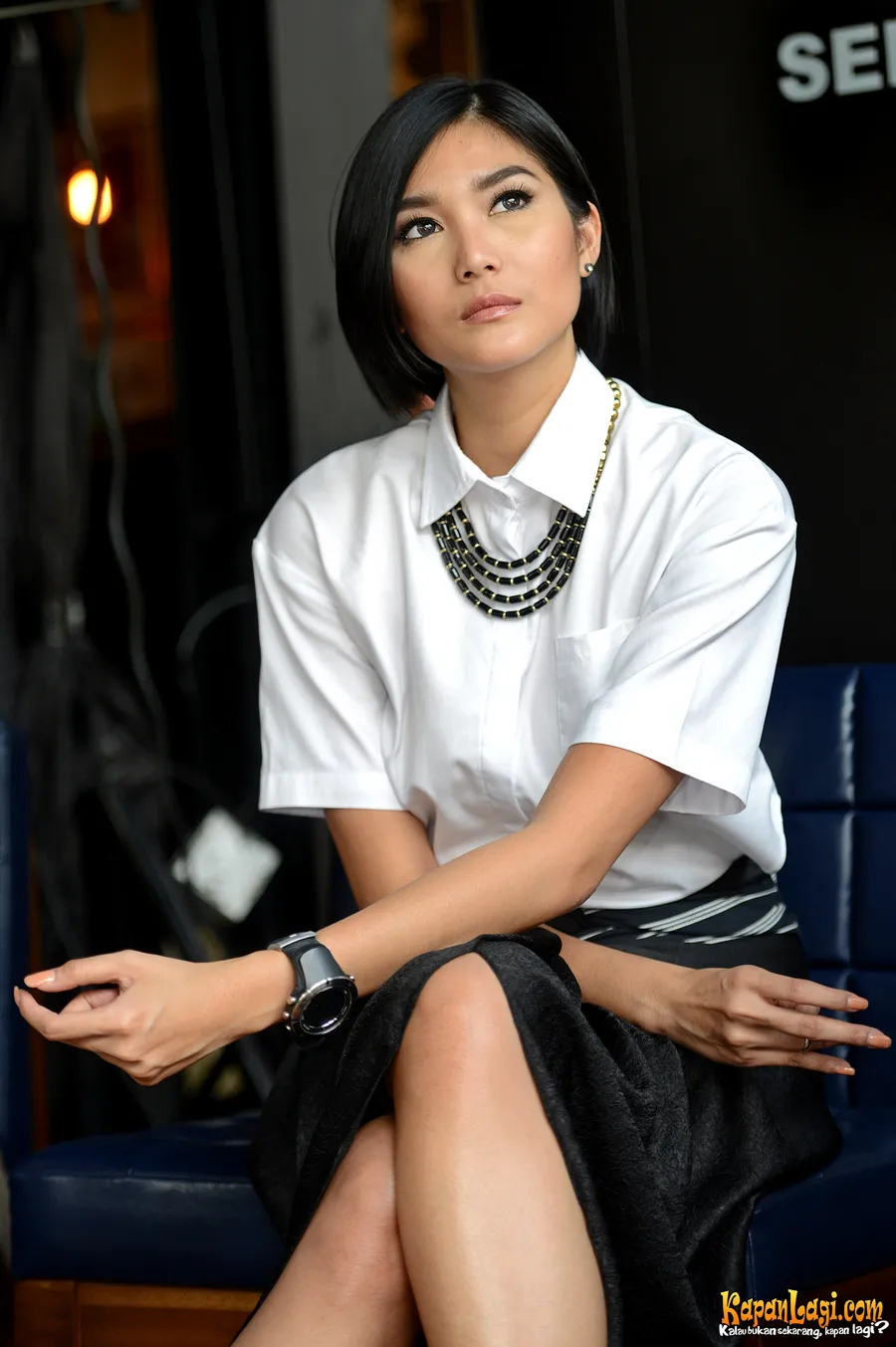 Menurut Domi, fashion itu harus sesuai dengan karakter pemakainya, / KapanLagi.com®