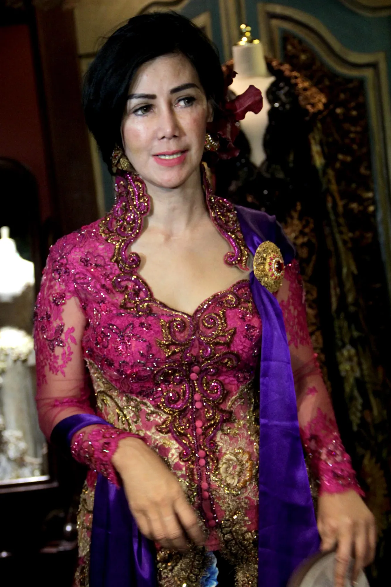 Amy bocorkan nama tamu spesial di acara unduh mantu nanti / KapanLagi® - Foto: Muhammad Rasyad