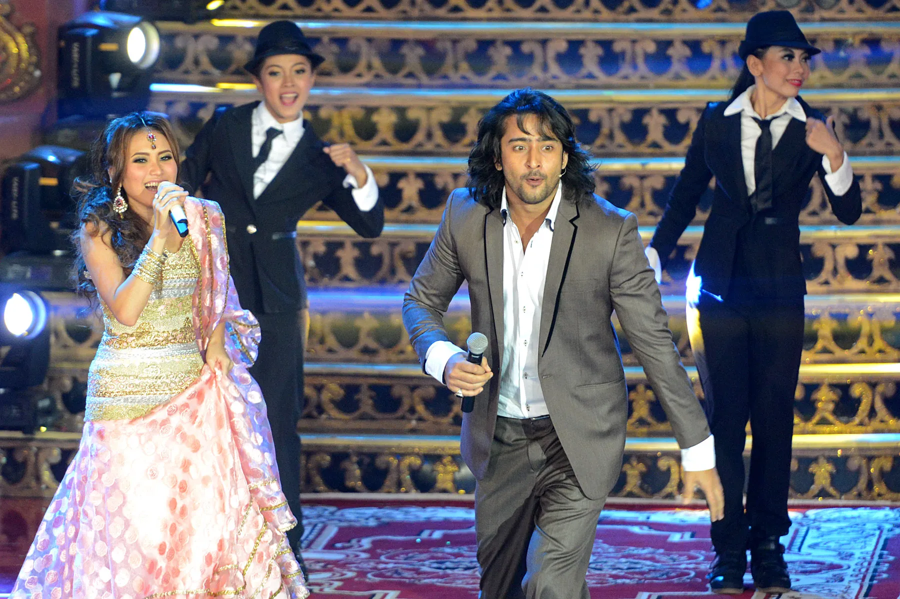Ayu bantah belajar bahasa Inggris karena Shaheer. @KapanLagi.com®/Bambang E Ros