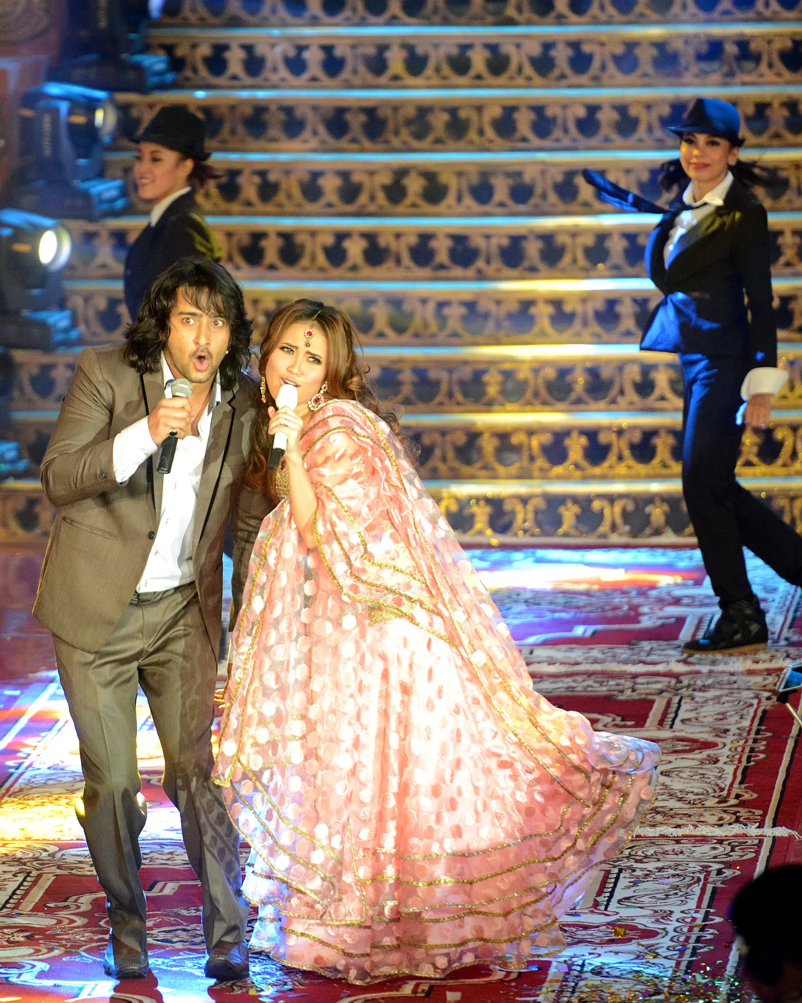 Shaheer & Ayu ketika berduet di acara lain beberapa waktu lalu / KapanLagi®