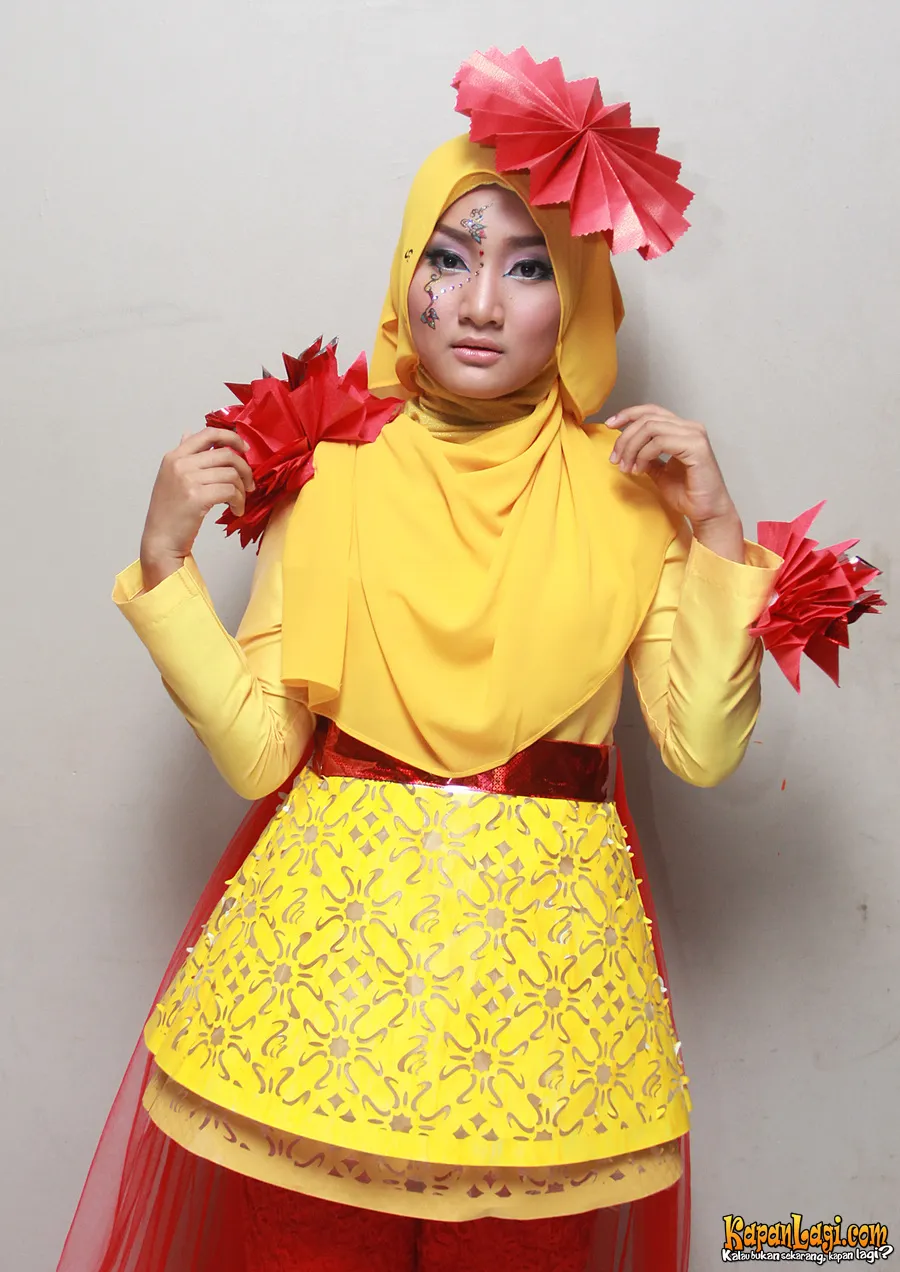 Dengan kostum ini, Fatin tampil selucu boneka! / KapanLagi.com®