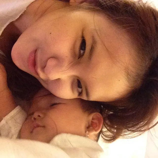 Ayu Ting Tung berterima kasih pada Bilqis karena telah hadir dalam hidupnya. / Ayu Ting Ting Official Instagram