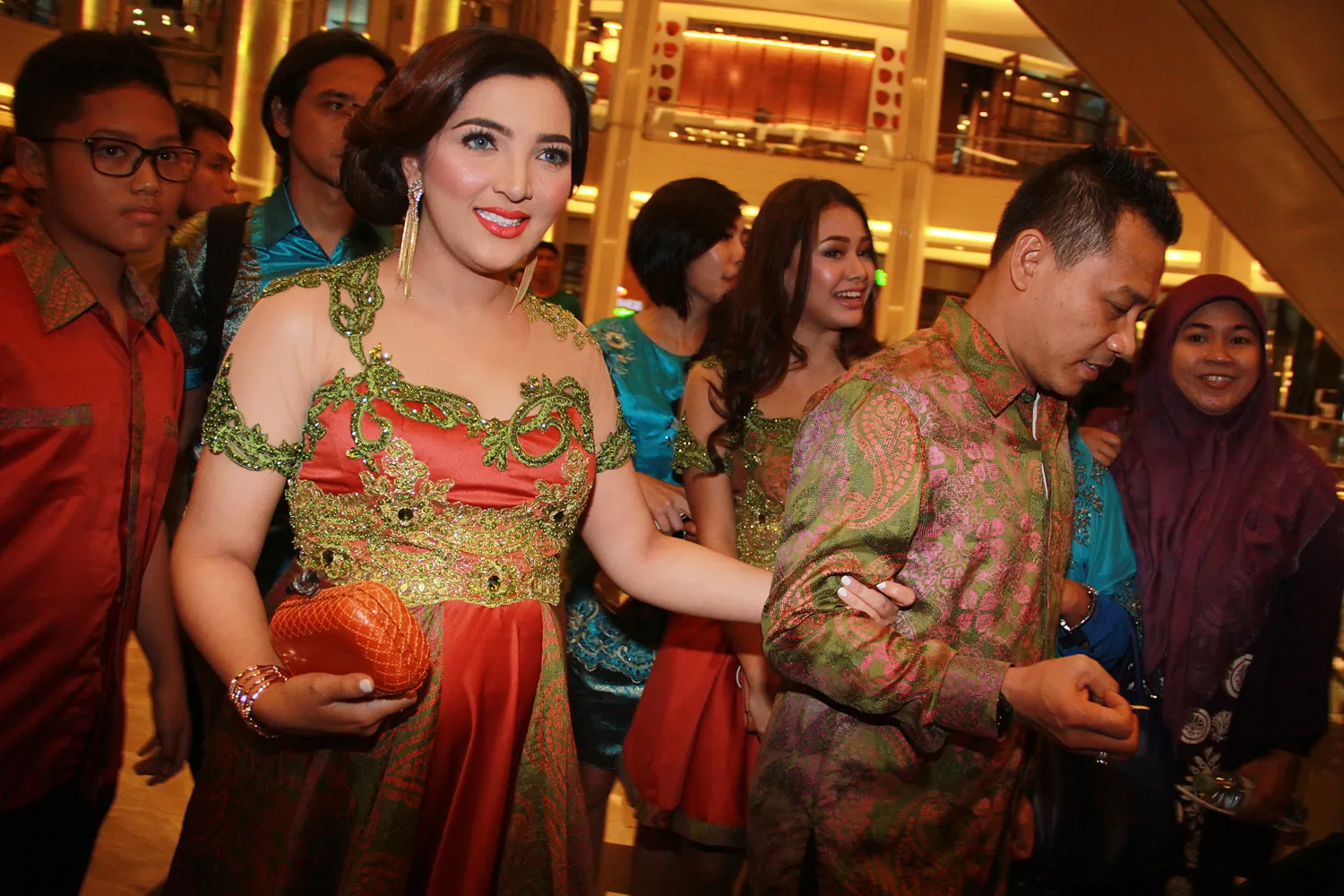 Ashanty dan keluarga @ KapanLagi.com/Agus Apriyanto