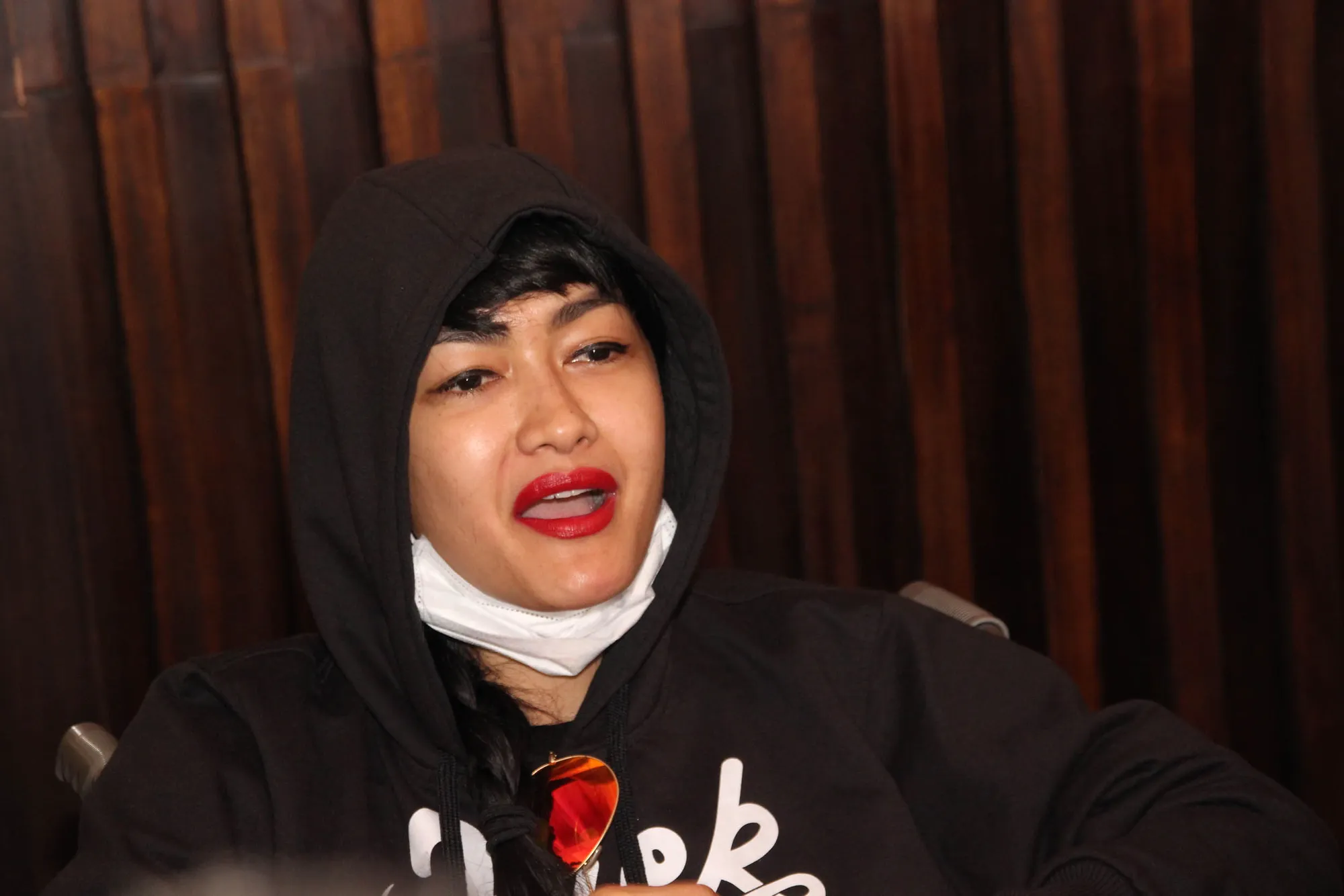Jupe bersyukur kini sudah sembuh total. @KapanLagi.com®/Hendra Gunawan