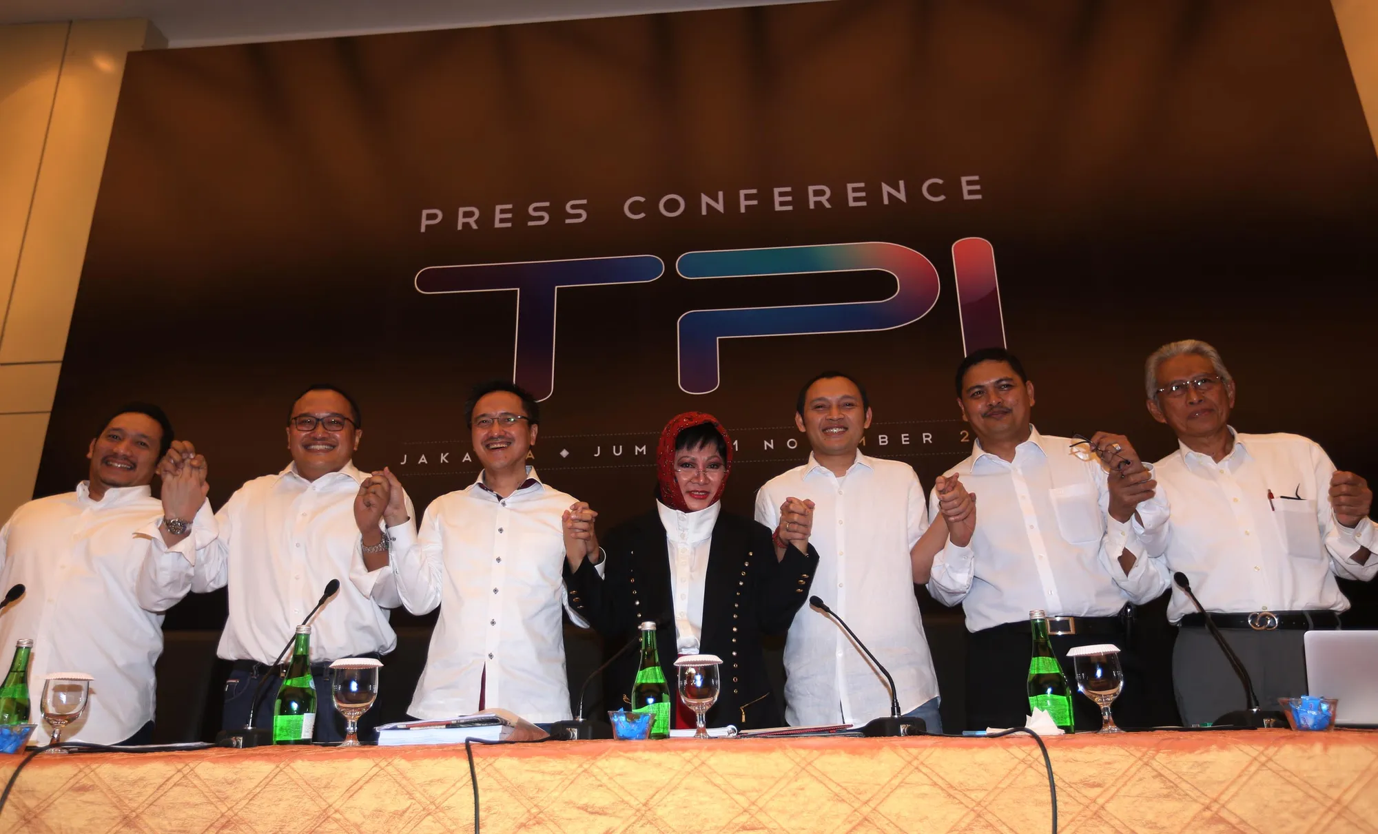 Mbak Tutut siap laporkan media yang memberitakan negatif tentang putusan MA. @KapanLagi.com®/Hendra Gunawan