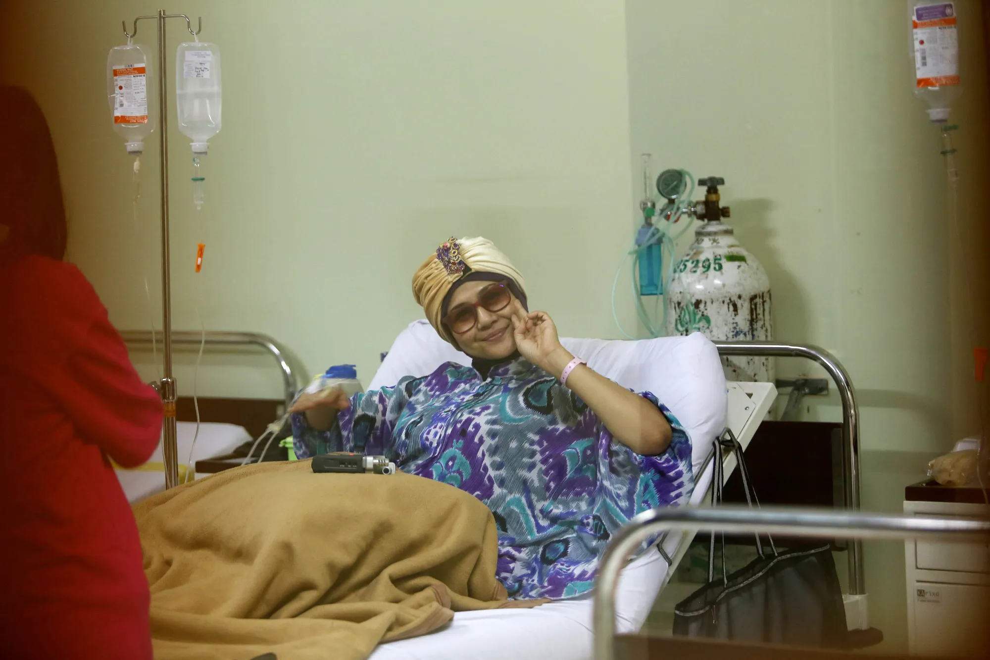 Ria hanya mengeluarkan uang Rp 35 juta untuk obati kankernya. @KapanLagi.com®/Budy Santoso