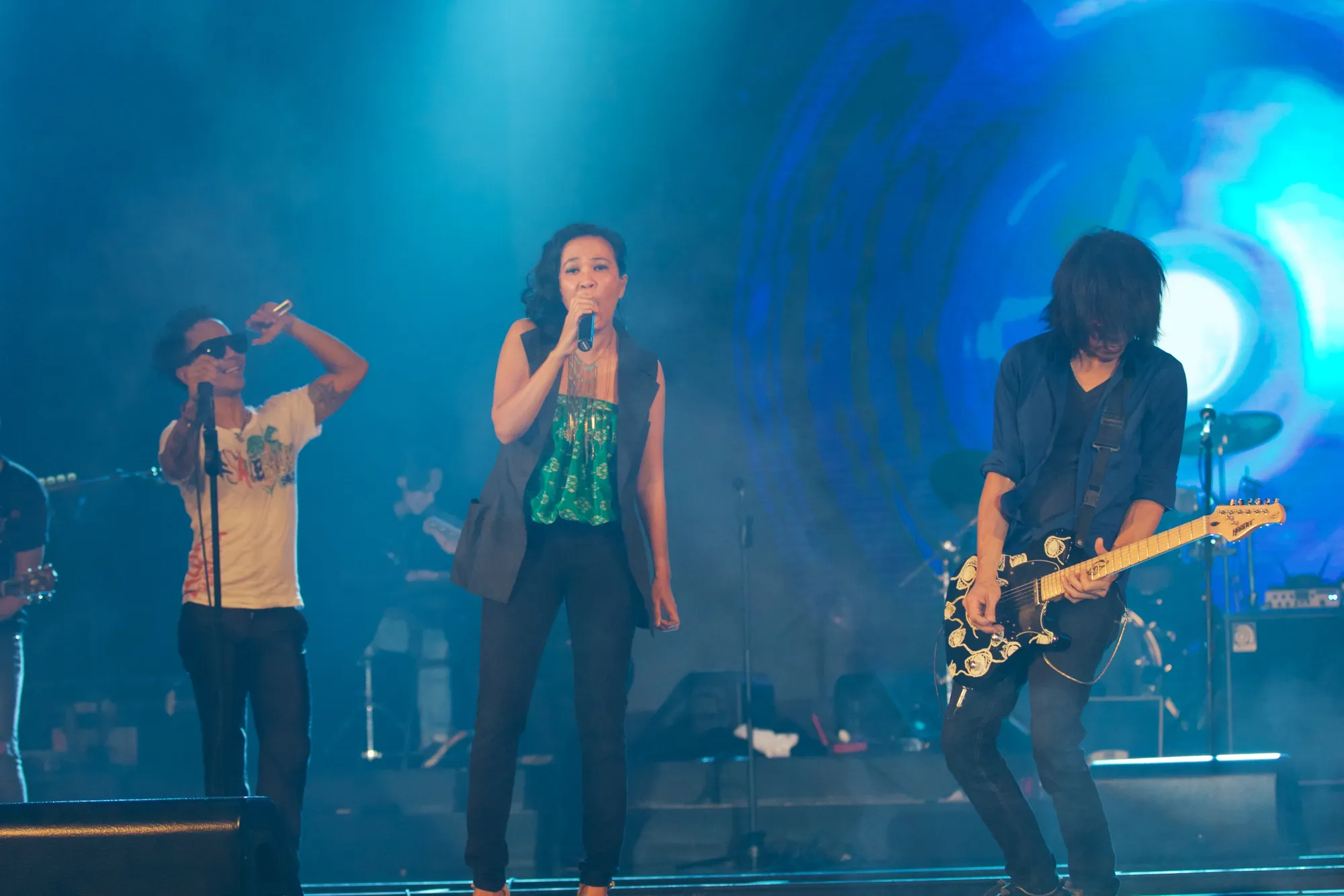 Slank selalu bawa peralatan Abdee setiap kali manggung. ©KapanLagi.com®