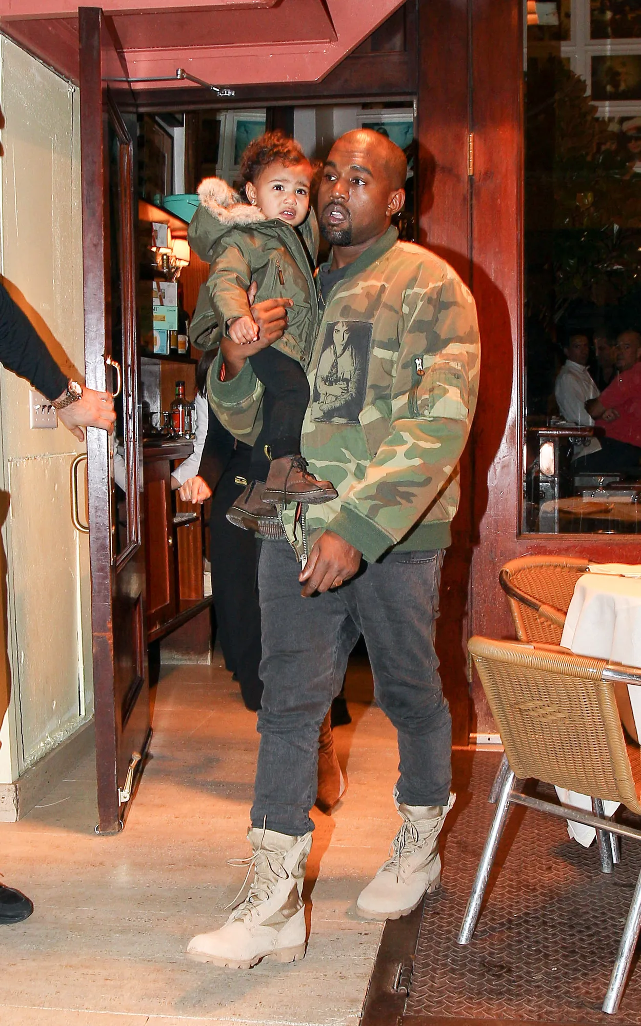 Kanye dan North West @ splashnews.com