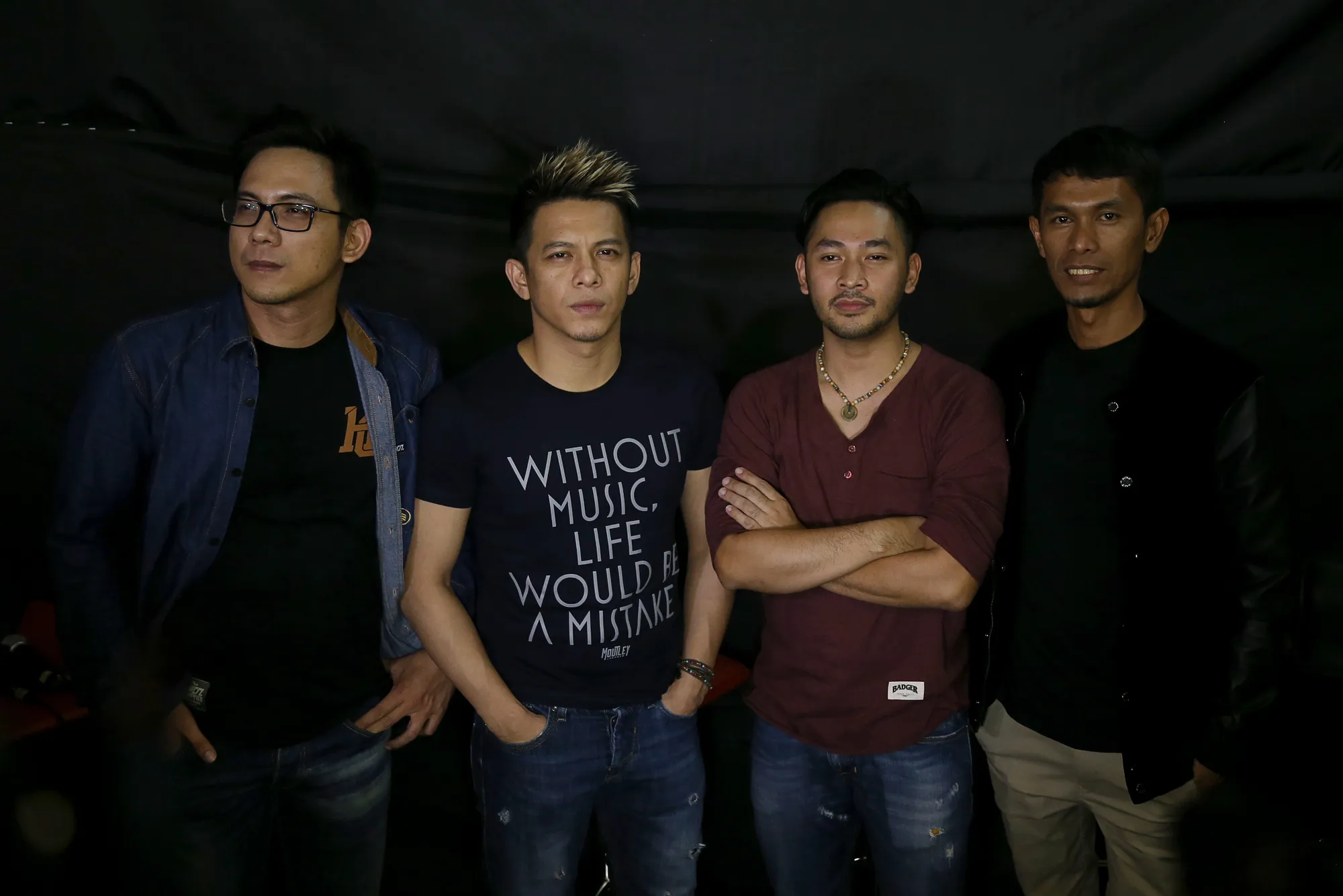 Formasi pincang tanpa drummer @foto: KapanLagi.com®/Agus